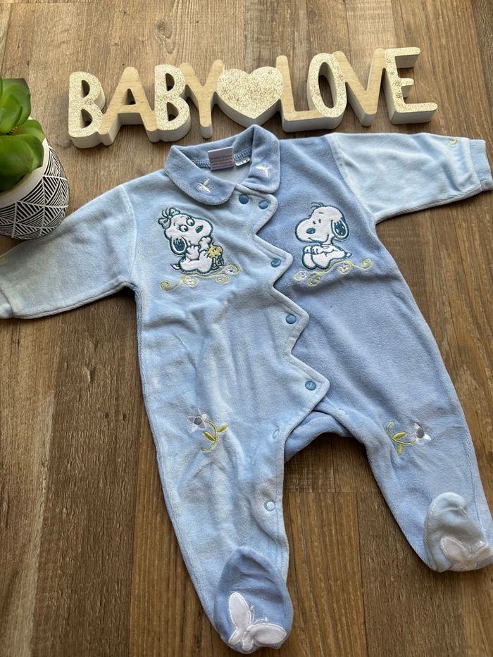 - Pyjama Baby Snoopy - 3 mois - Très bon état