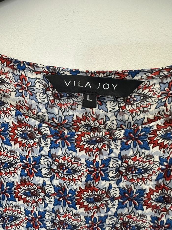 Robe à fleur légère vila joy taille L - photo numéro 2