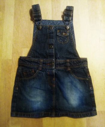 Robe jean salopette