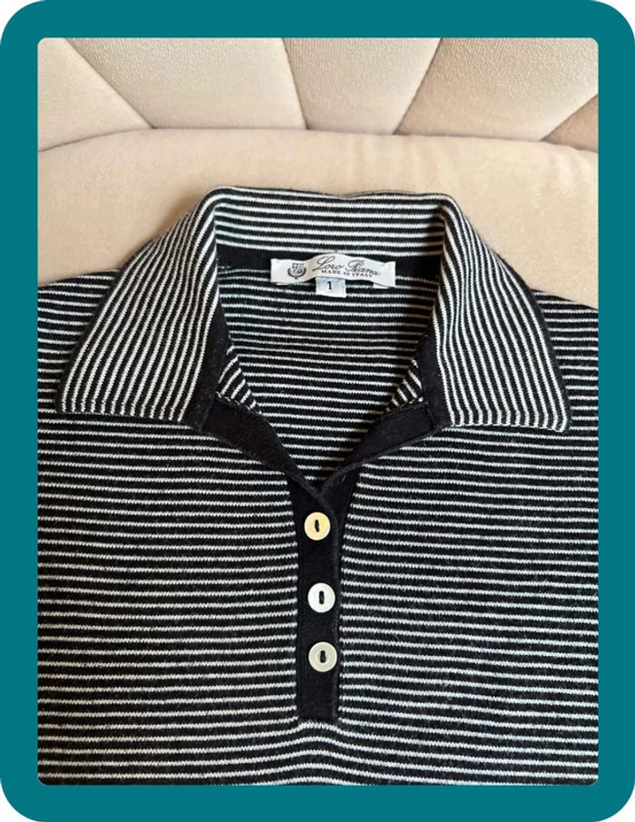 Polo jersey tricot manches courtes 12 mois - Loro Piana - photo numéro 4