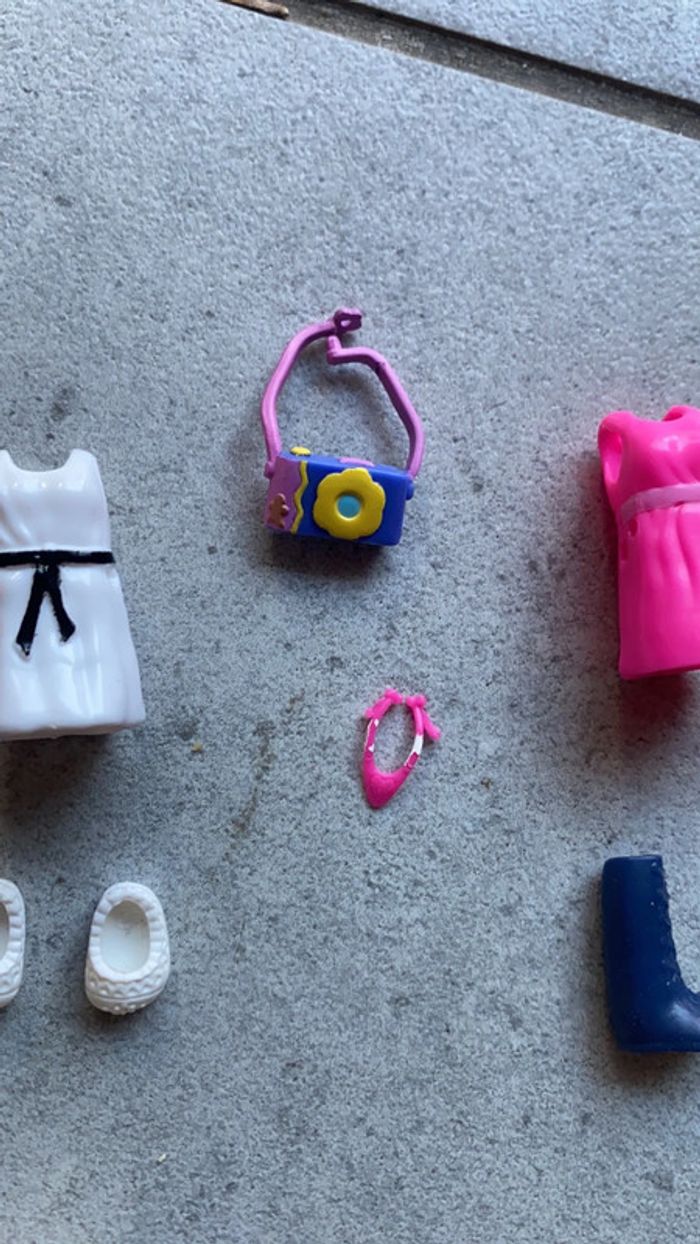 Lot poupée miniature vêtement chaussure animal de compagnie photo accessoires - photo numéro 4