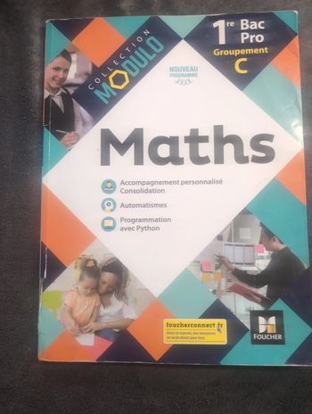 Livre maths 1ere bac pro groupement c