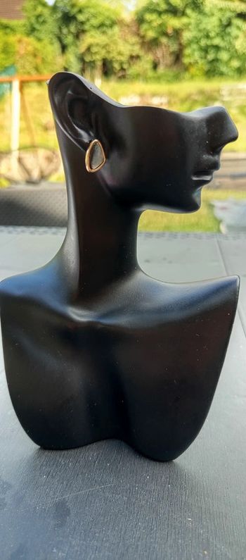 Boucles d'oreilles ovales femme
