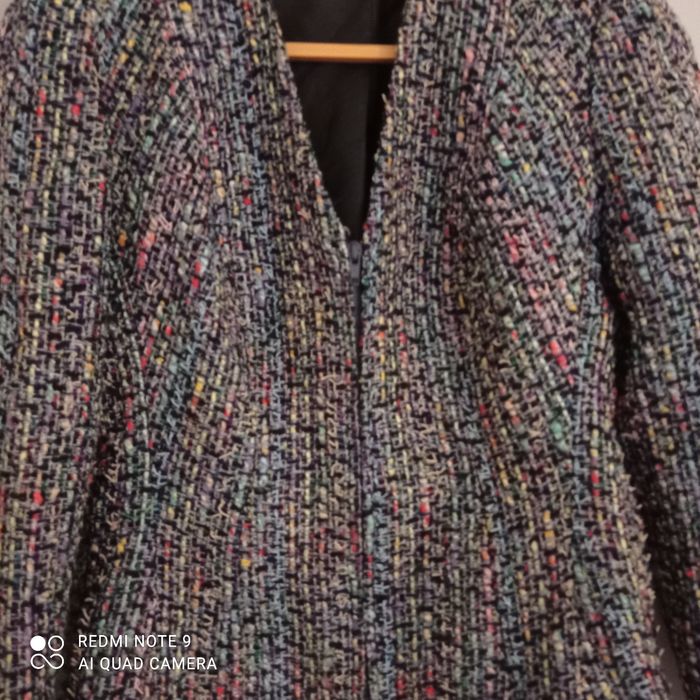 Veste bleu chiné t36 - photo numéro 3