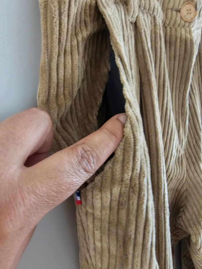Pantalon velours côtelé Yume. Taille 38 - photo numéro 3