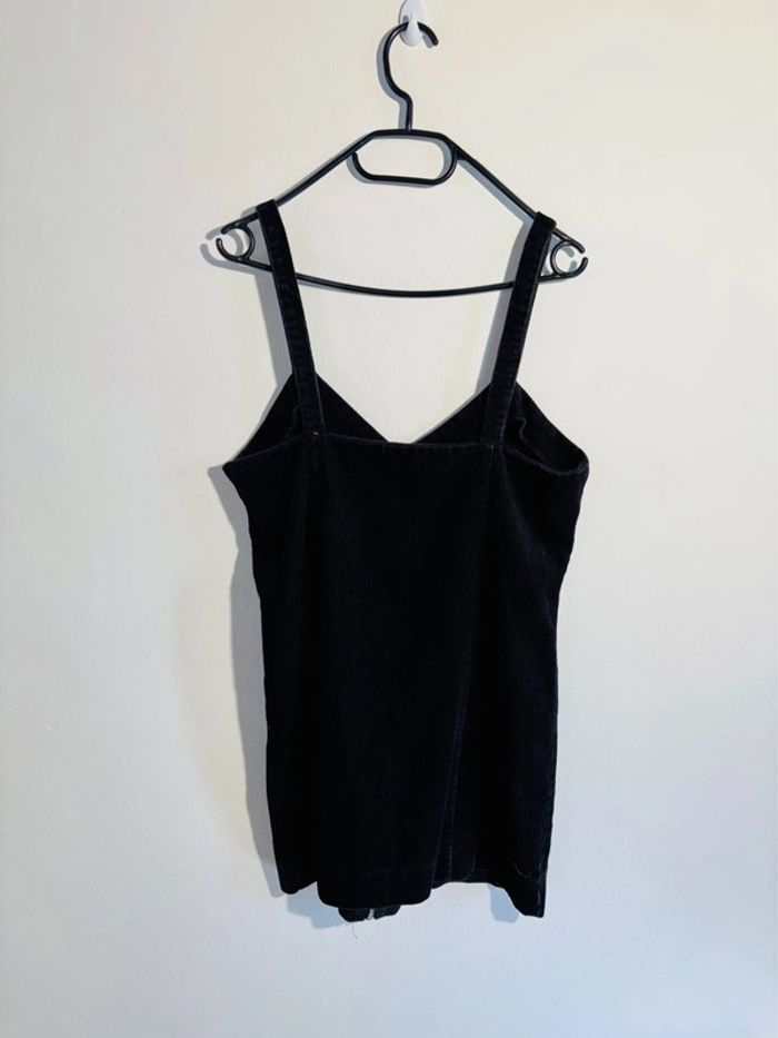 Robe en velours côtelé noir - photo numéro 4