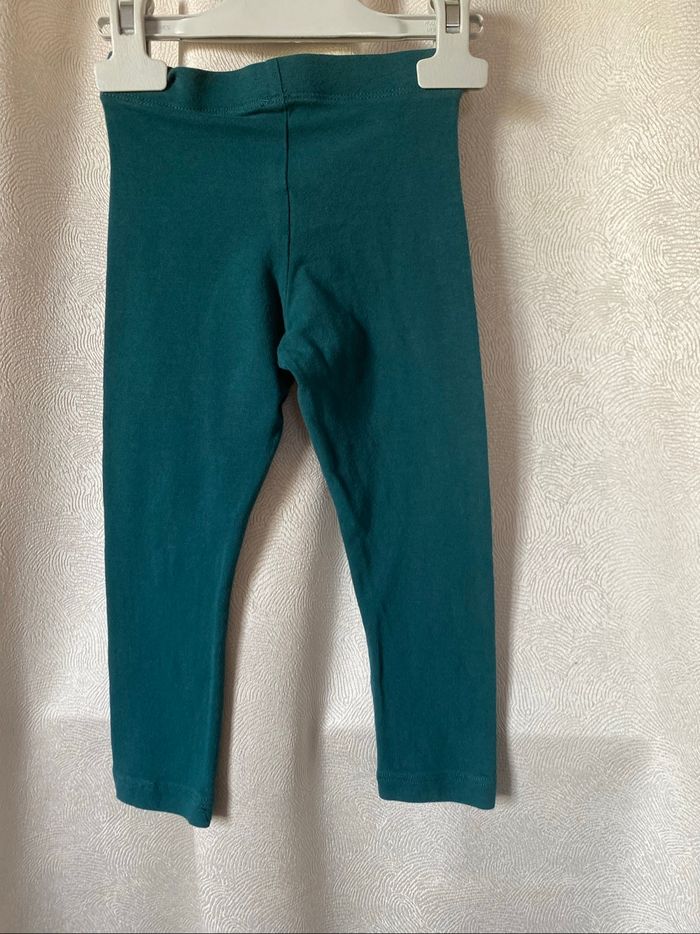 Caleçon legging vert foncé 3 ans kiabi