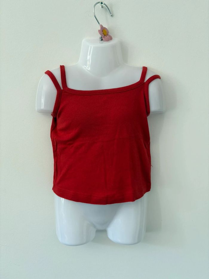 Débardeur rouge Liorina - 3 ans