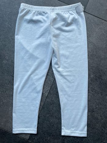 Legging court blanc 12 ans