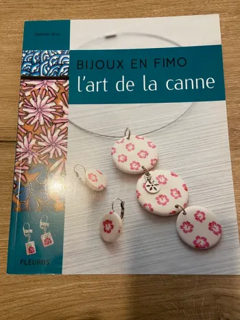 Livre bijoux en fimo l’art de la canne