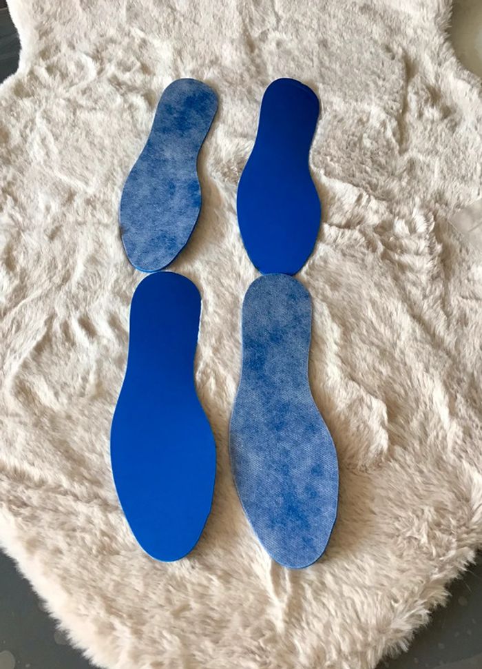 2 paires de semelles chaussures anti mycoses taille 43/44 (0623)