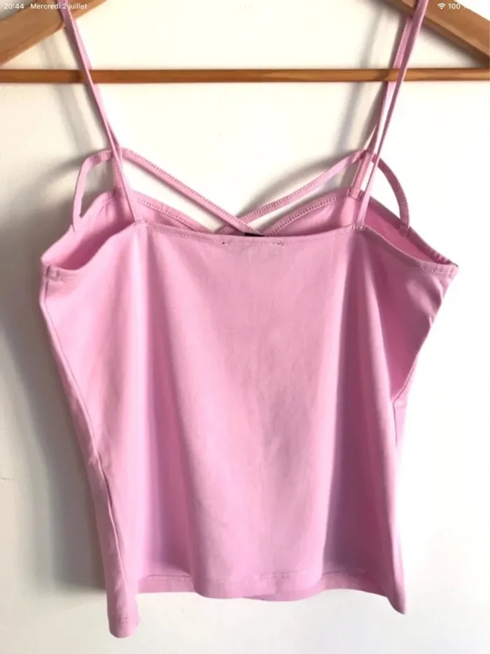 Débardeur Jennyfer rose taille S neuf jamais porté - photo numéro 7
