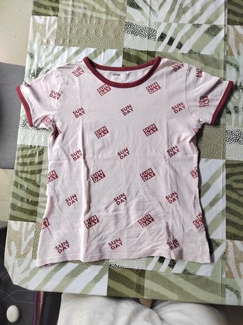 T-shirt manches courtes fille Gemo 14 ans