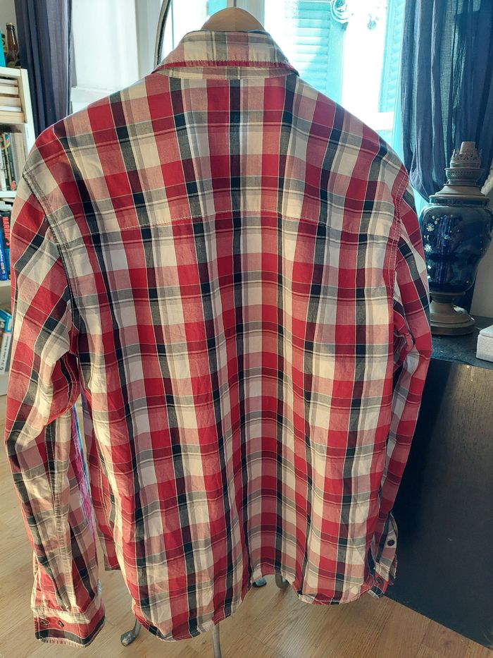 Chemise à carreaux manches longue L - photo numéro 5