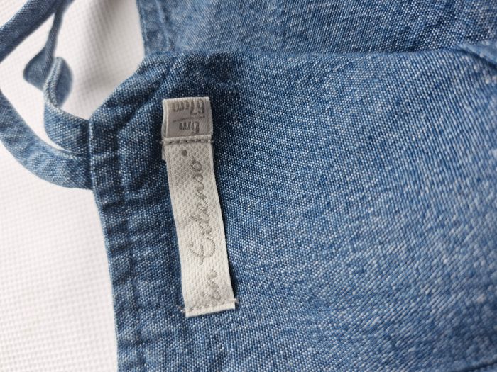 Robe fille à bretelles fines 6 mois 67 cm In Extenso Bleu - photo numéro 4