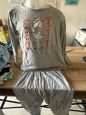 Pyjamas|2pieces|gris