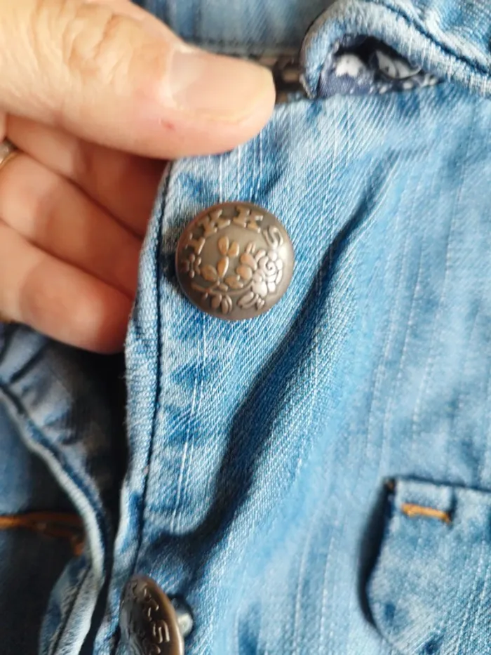 Veste jean cintrée - photo numéro 2