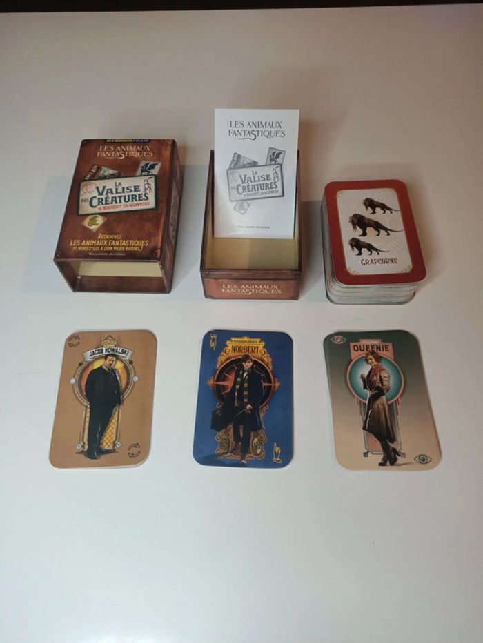 Jeu D'observation les animaux fantastiques la valise des créatures de Norbert Dragonneau