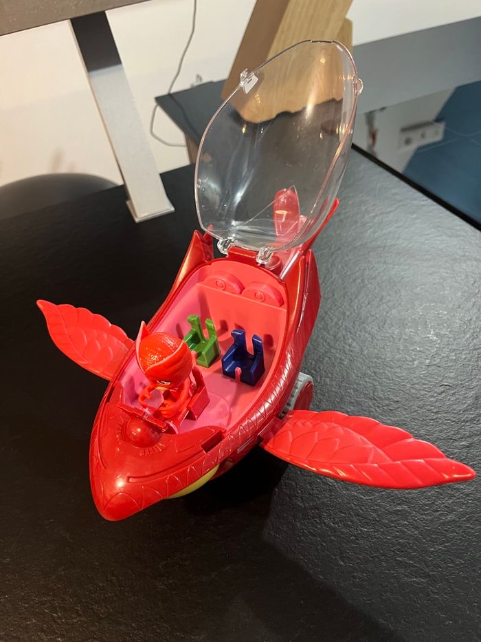 Véhicule Pyjamasques + figurine Bibou