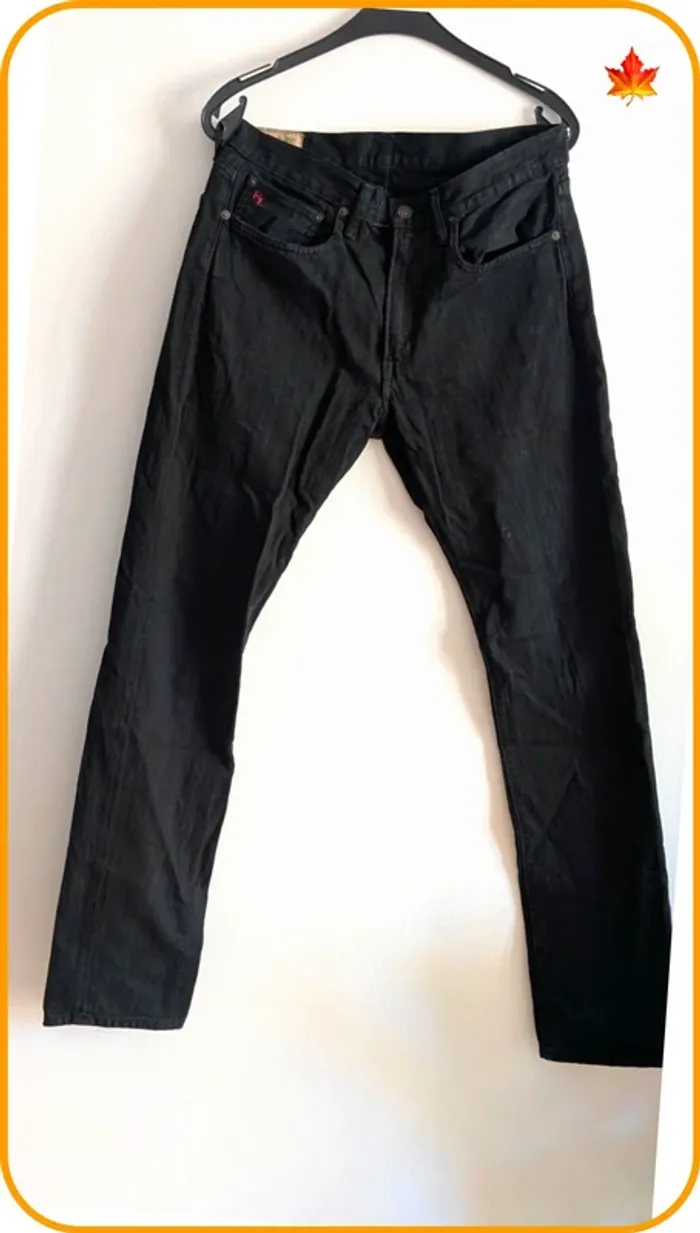 Jolie Jeans noir homme Ralph Lauren 42