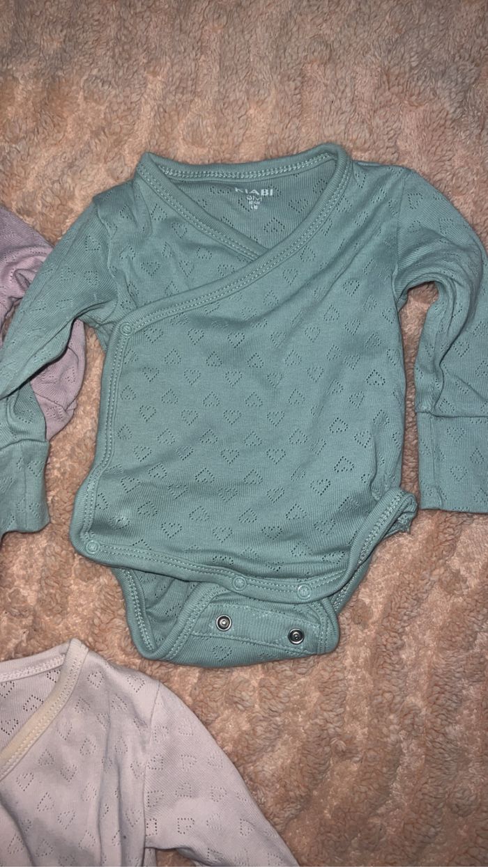 Lots de 3 body fille 3 mois - photo numéro 3