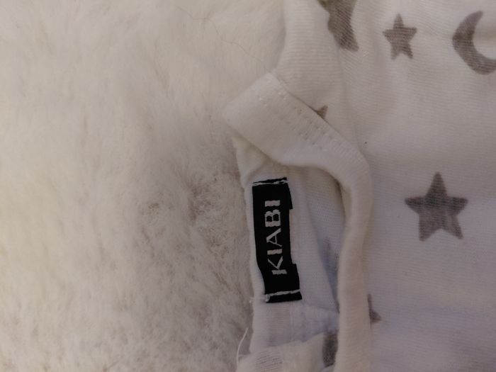 Pyjama blanc léger Kiabi 1 mois - photo numéro 3