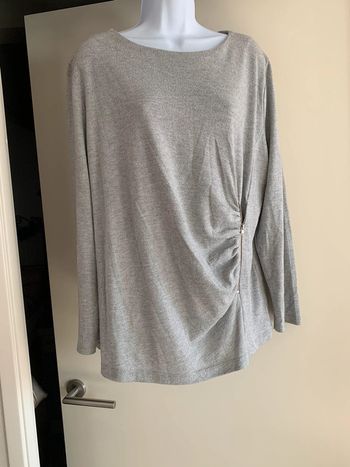 Sweat côté plissé