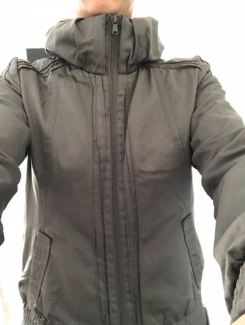 Veste grise Bershka
