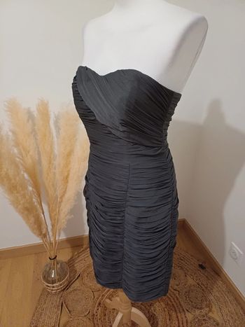 Robe bustier grise H&M taille S 36