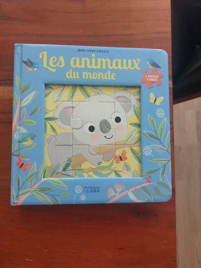 Livre puzzles animaux