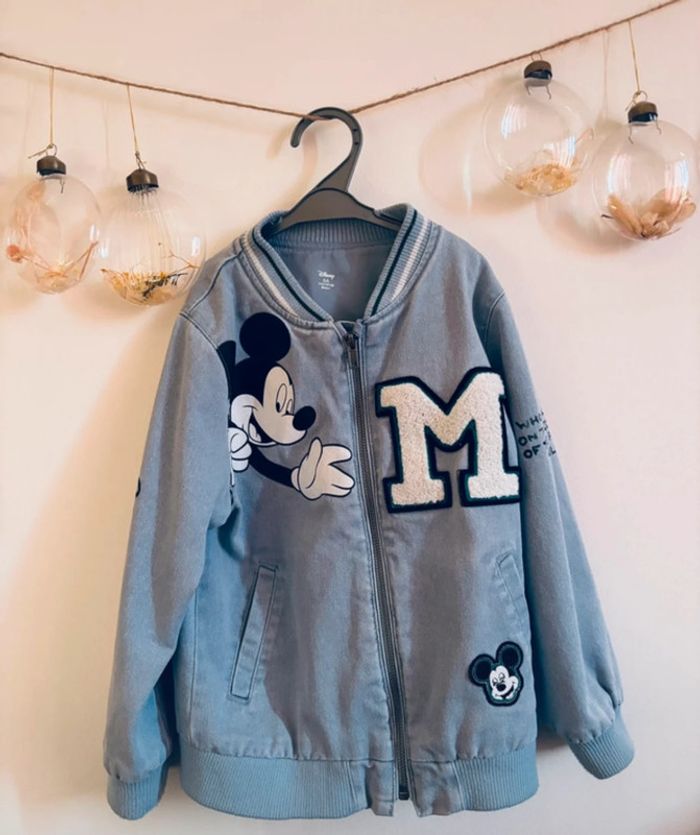veste zippée mickey coton kiabi 6 ans 🩵