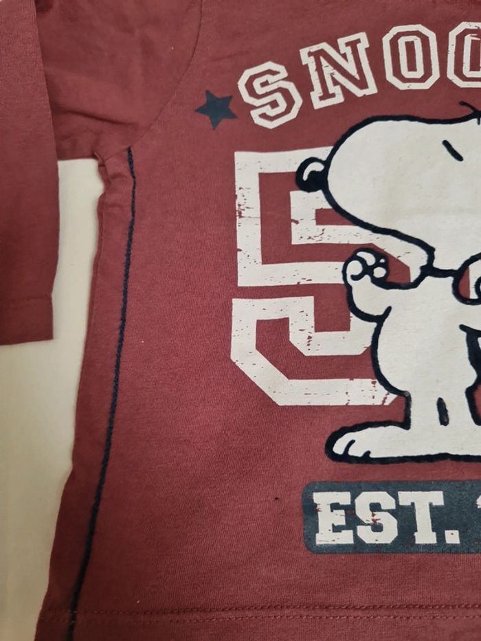 T-shirts ML 12 mois Snoopy - photo numéro 3