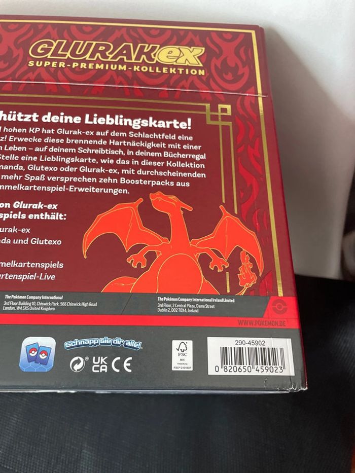 Coffret Glurak EX super premium collection allemand Deutsch neuf scellé dracaufeu charizard - photo numéro 8