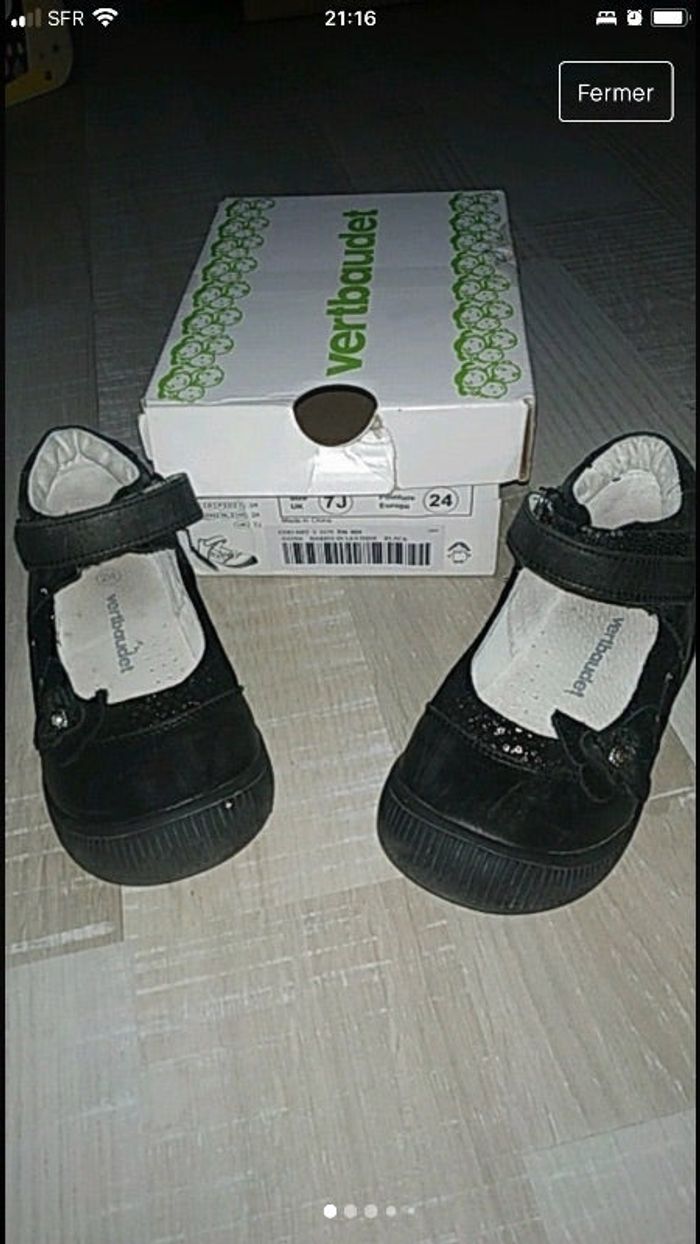 Chaussures verbaudet taille 24