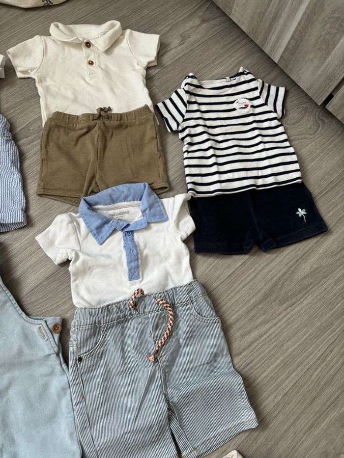 Lot vêtements bébé garçon été 6 mois - photo numéro 3