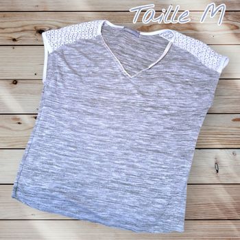🌸T-shirt chic avec dentelle 🌸