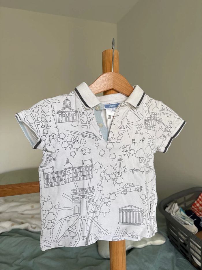 Polo blanc jacadi 3 ans