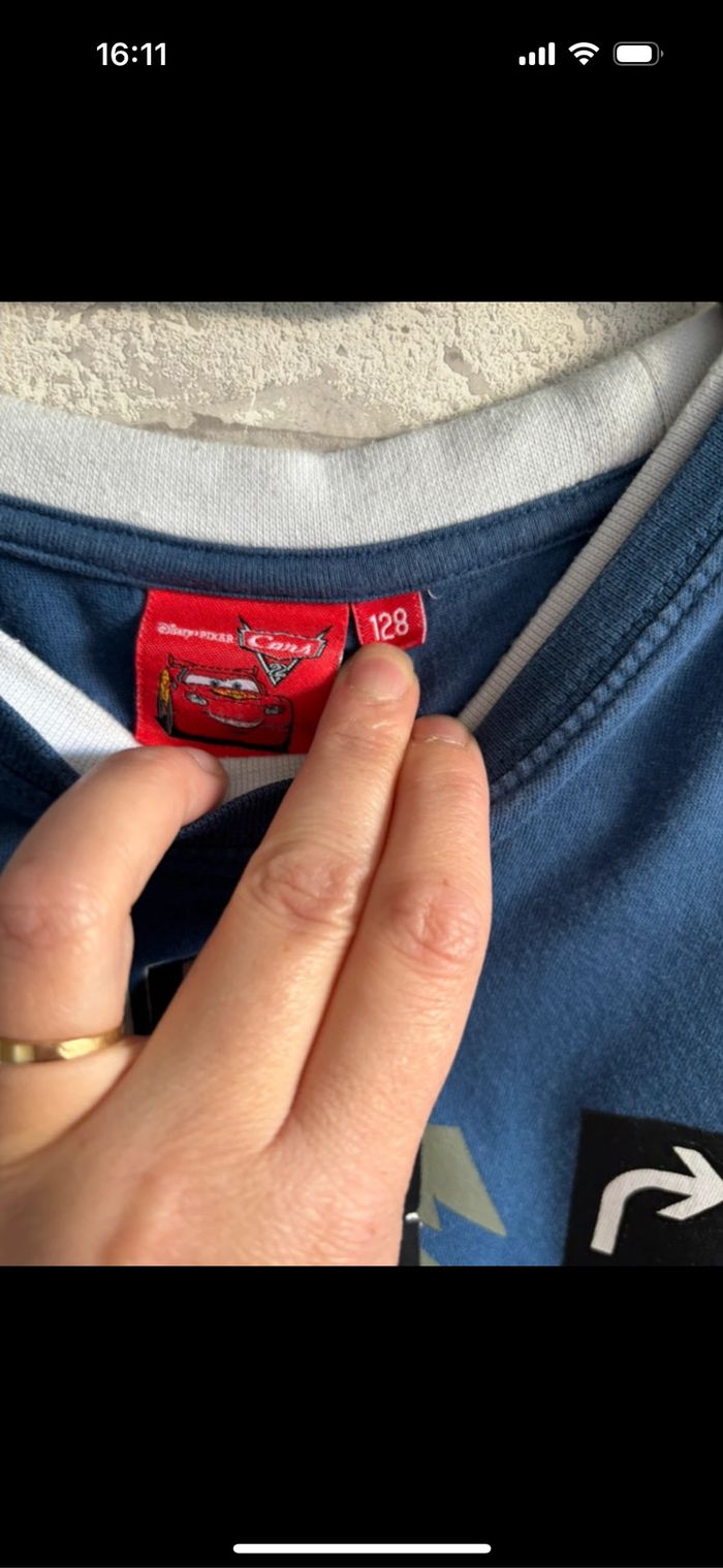 Tee shirt Cars Disney taille 8 ans - photo numéro 3