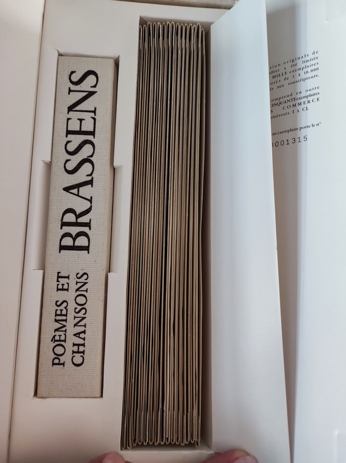 Coffret vinyles Georges Brassens Poèmes et Chansons - photo numéro 5