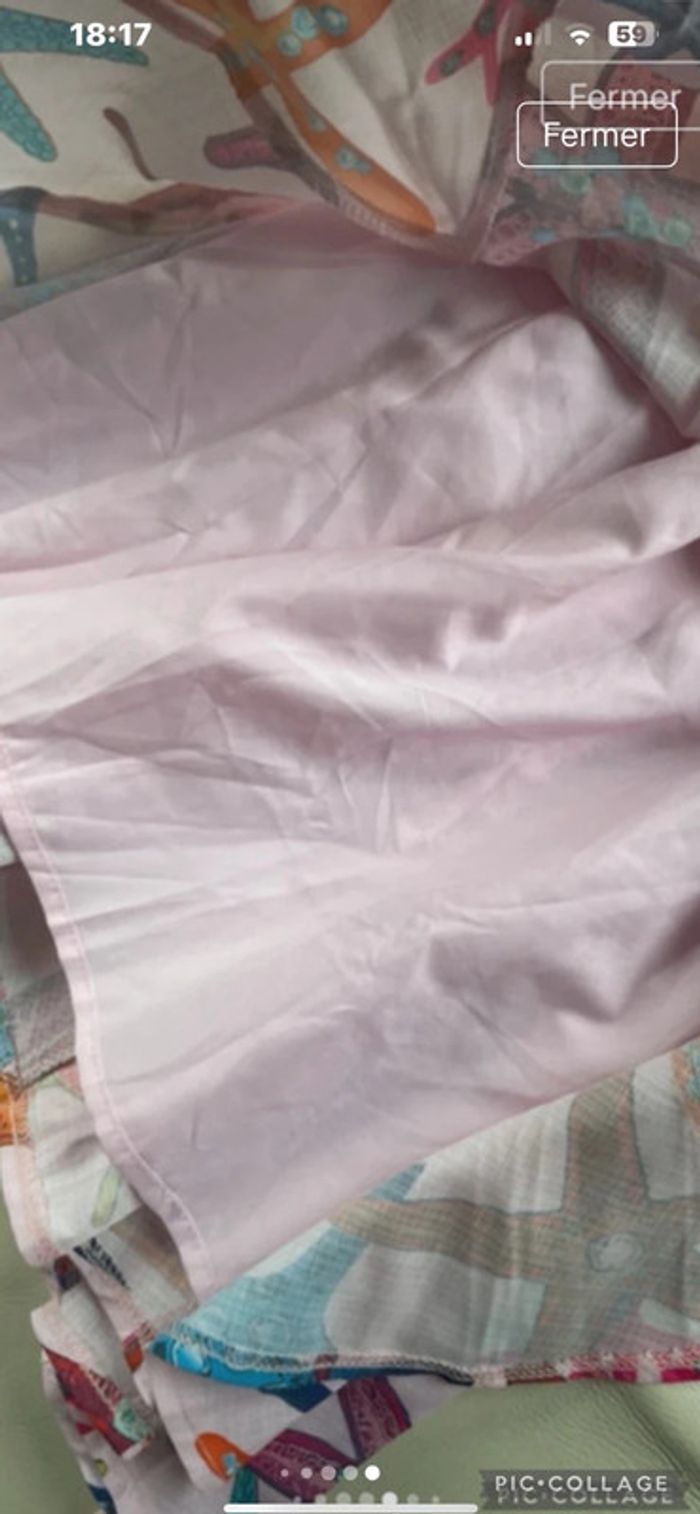Loavies Jolie robe rose a imprimé graphique hyper fraîche à porter toutes saisons taille 38 - photo numéro 9