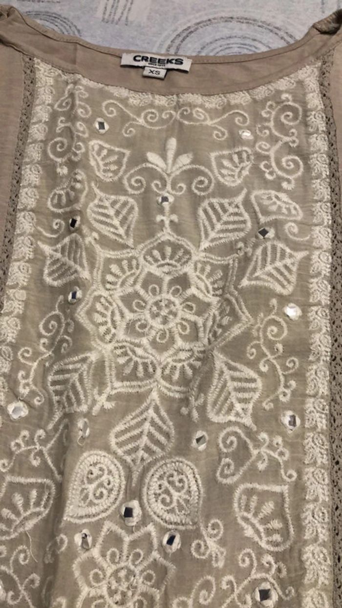Tunique beige Creeks XS - photo numéro 2