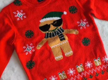 Pull Noel bonhomme en pain d'épices
