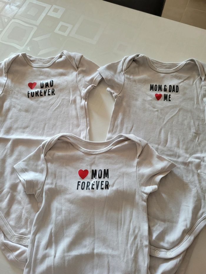 Lot bodys manches courtes 3 ans - photo numéro 2