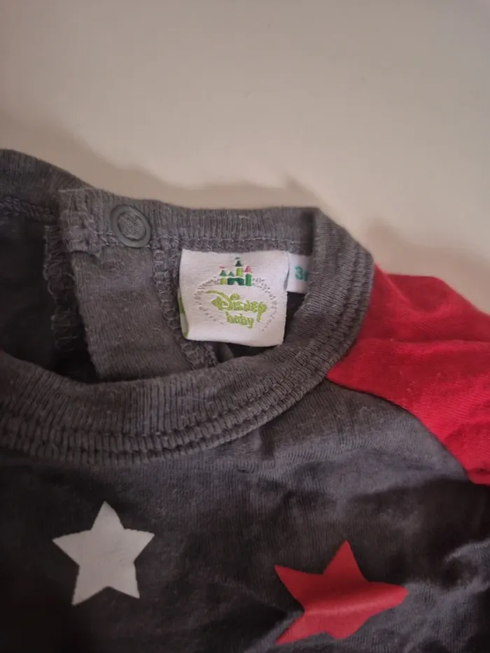 T-shirt à manches longues cars 3 mois - photo numéro 2