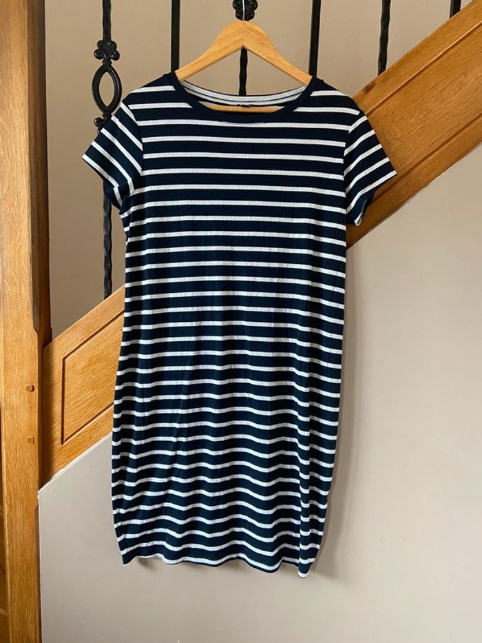 Robe à rayures Marine