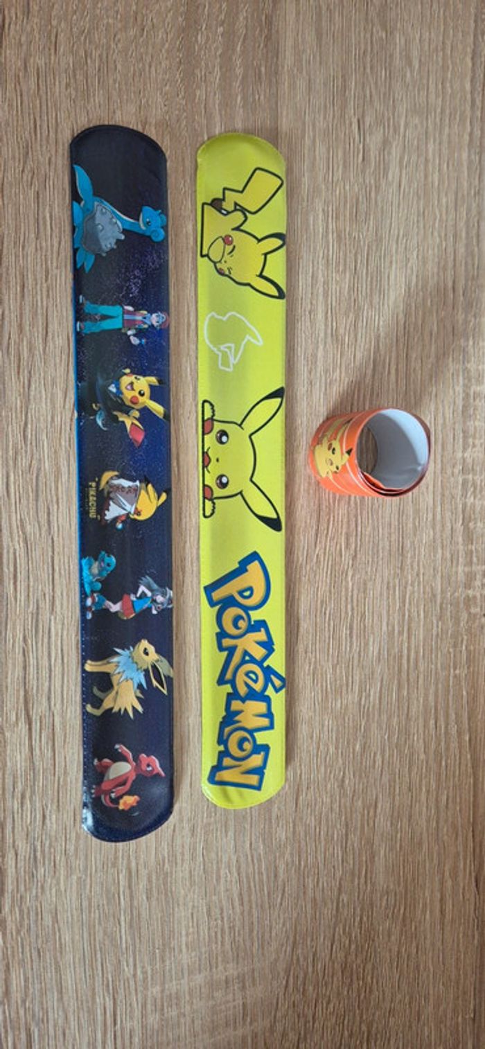 Lot de 3 bracelets Pokémon magnétique - photo numéro 2