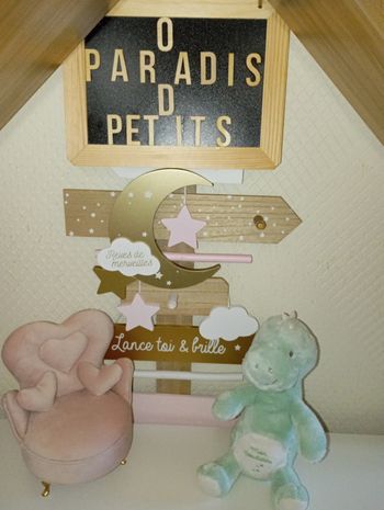 Peluche dinosaure mon doudidou pommette 