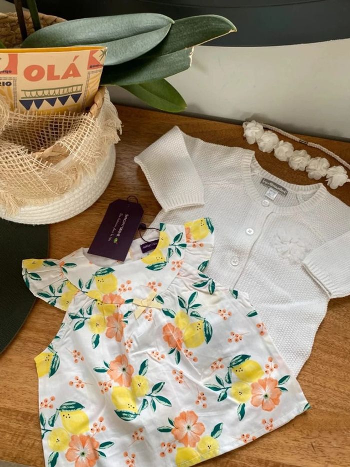 Ensemble petite fille 3 mois