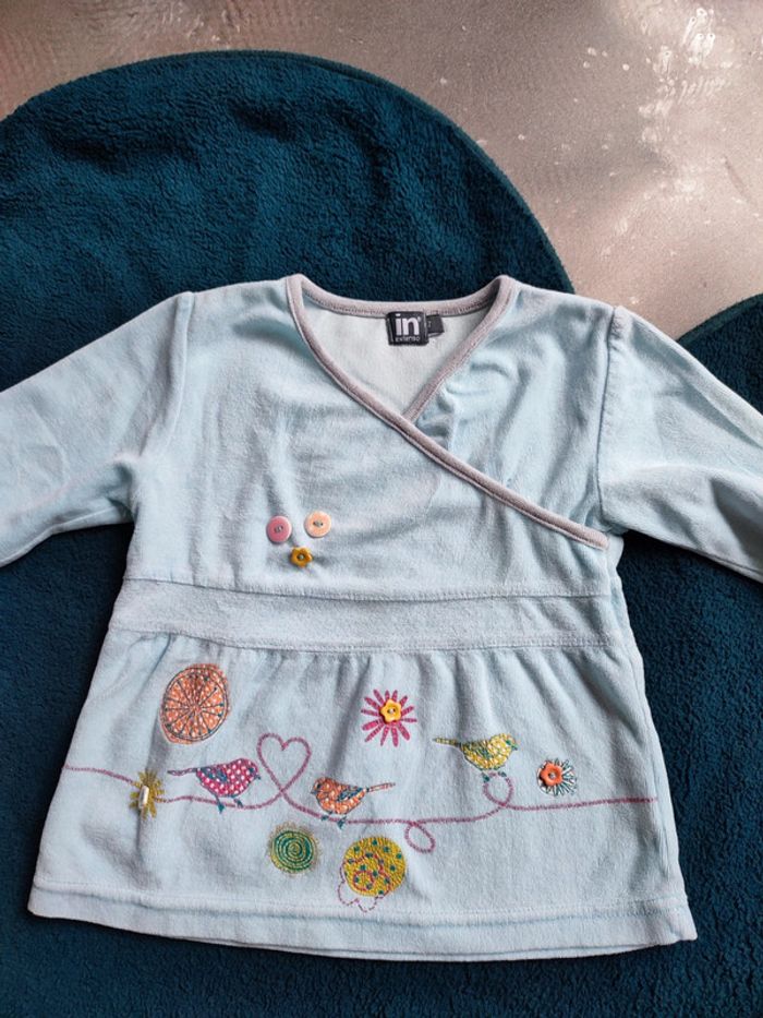 Pyjama velours 2 ans fille - photo numéro 2