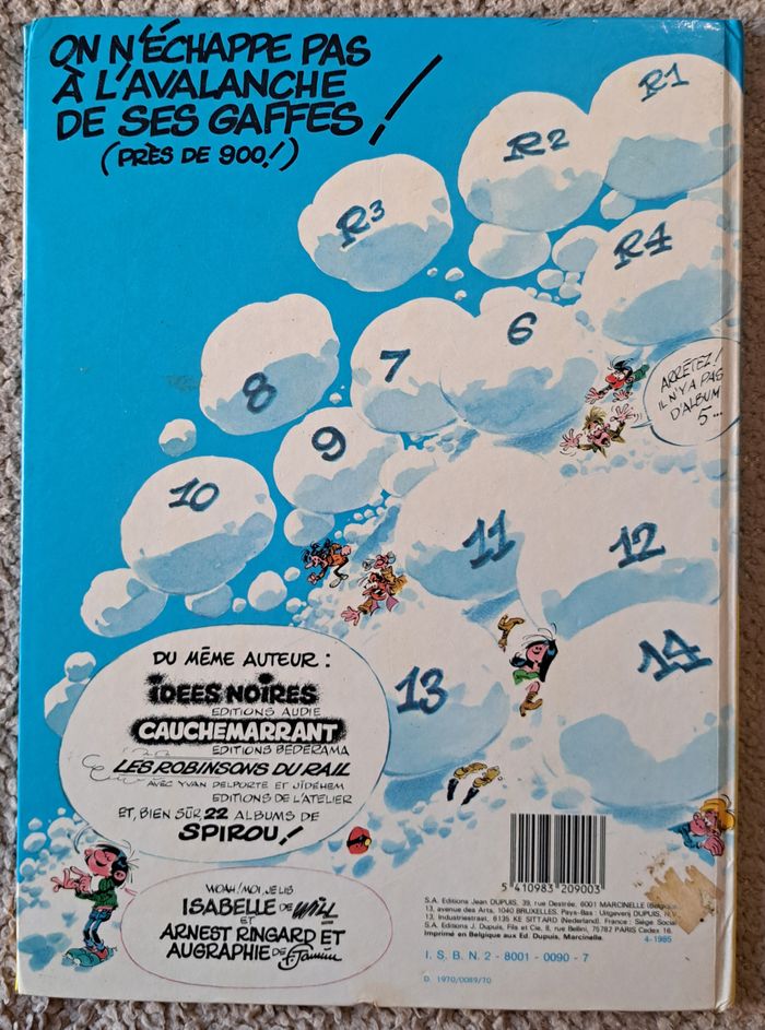 📚 BD Gaston tome 8 Lagaffe nous gatte - 1985 - photo numéro 3